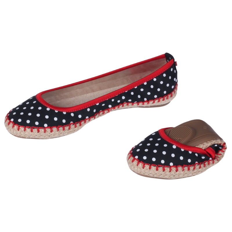 GIGI-BLACK/WHITE POLKA DOT-36